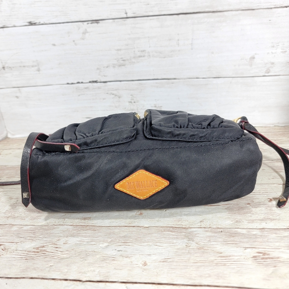 MZ Wallace Penny Crossbody Handbag In Black - Picture 9 of 11